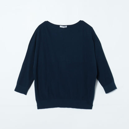 【L】TCホールガーメント 7分袖ニットプルオーバー