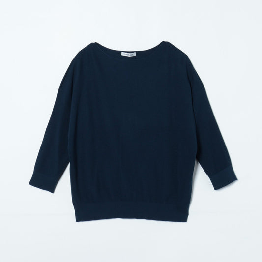 【L】TCホールガーメント 7分袖ニットプルオーバー