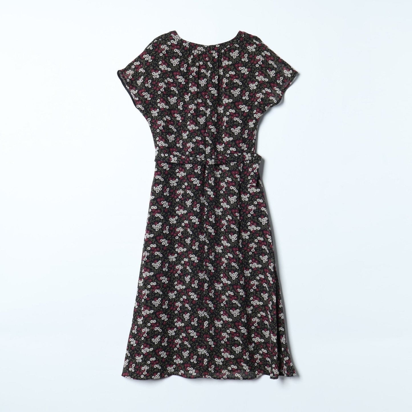 ブロッサムプリント フレンチスリーブワンピース