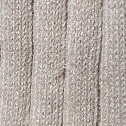 おとなチルデン リネンミックス ケーブル編みVネックニットカーディガン