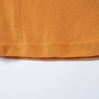 【ホールガーメント】和紙・フレアスリーブ ニットプルオーバー