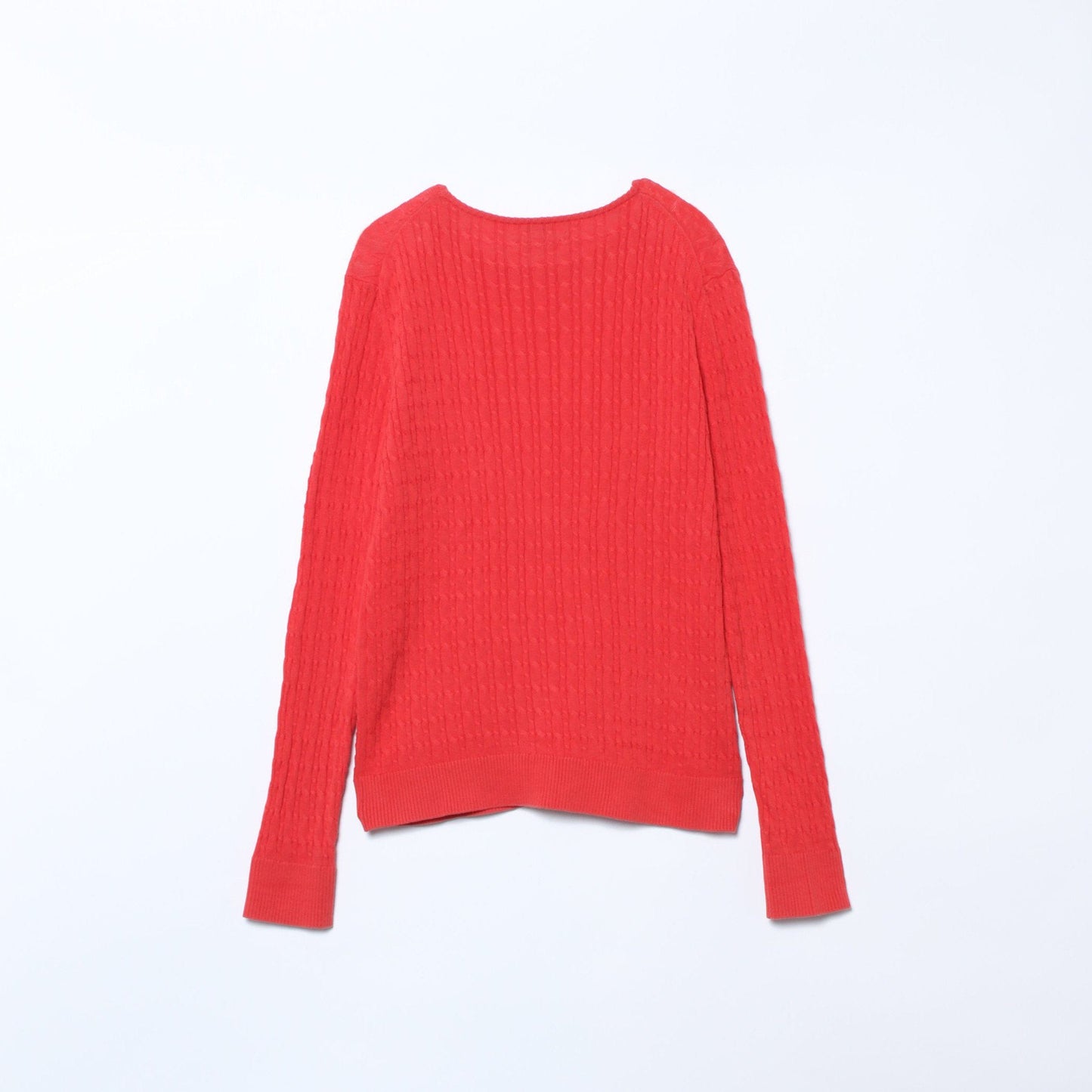 【LADY COTTON】 ケーブルニットプルオーバー