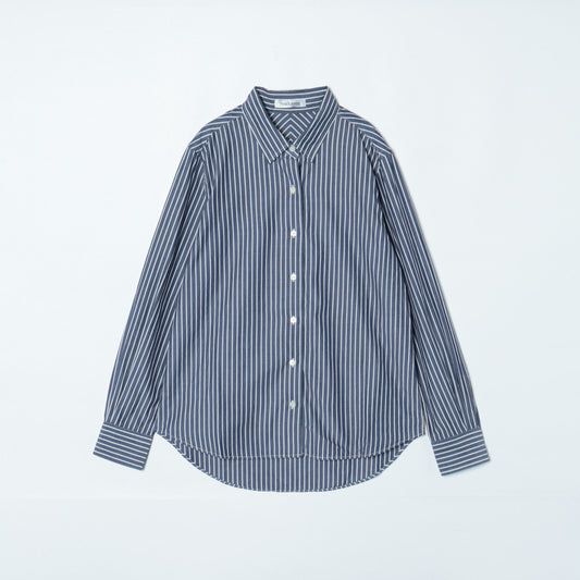 【ハンサムFit】ストライプシャツ