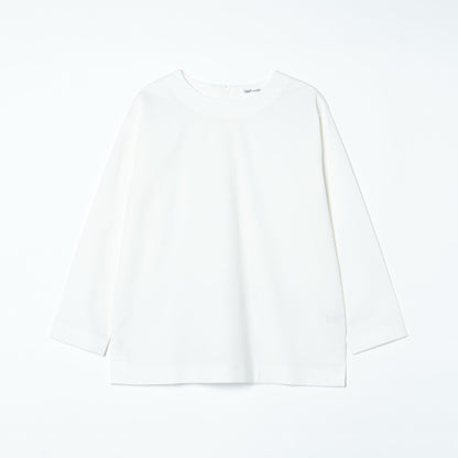 ストレッチトリコット バックファスナー7分袖Tシャツ