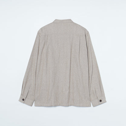 AGING COTTON 三杢へリンボーン CPOシャツアウター