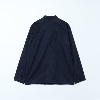 【ウォッシャブル】フェイクスエード CPOシャツジャケット