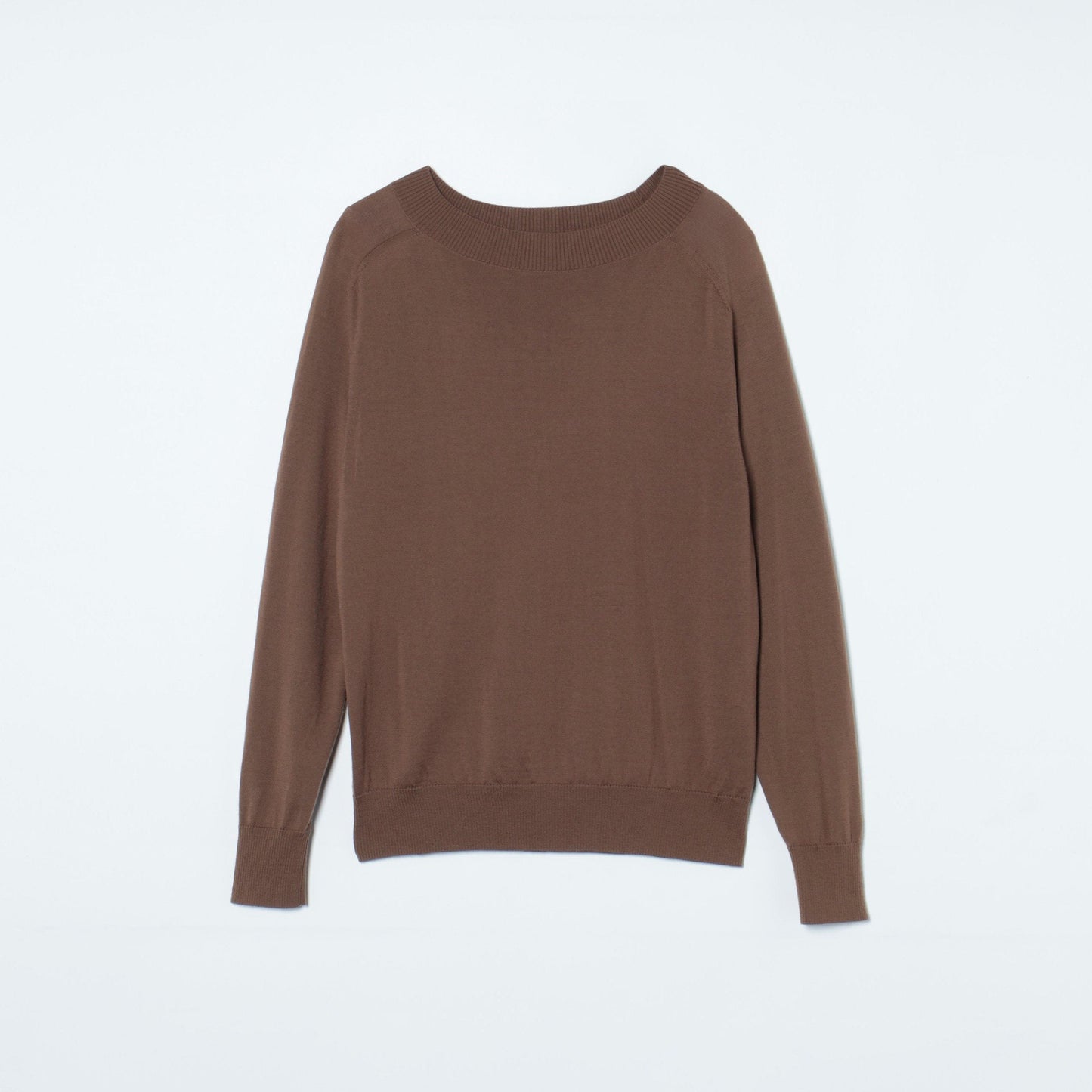 WASHABLE CASH WOOL モックネックニットプルオーバー