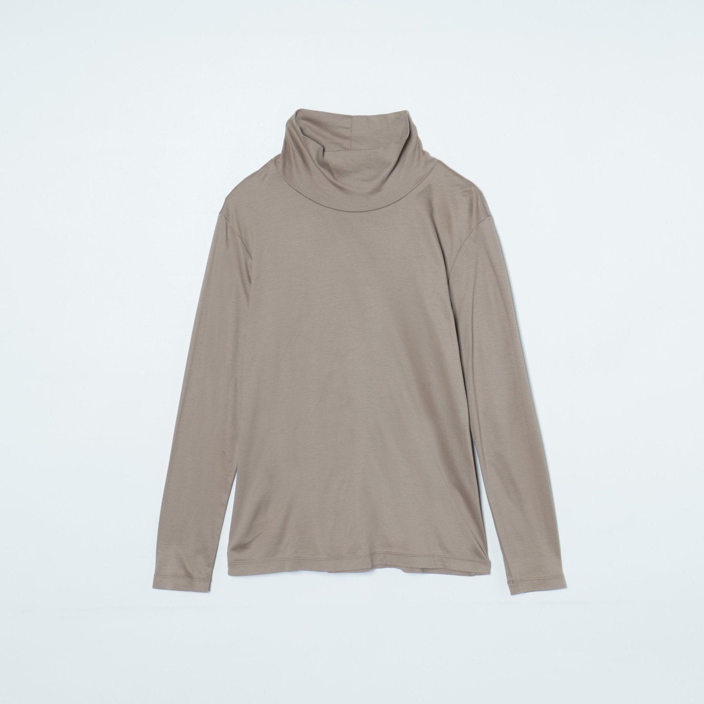 ソフトスムース タートルネックカットソー