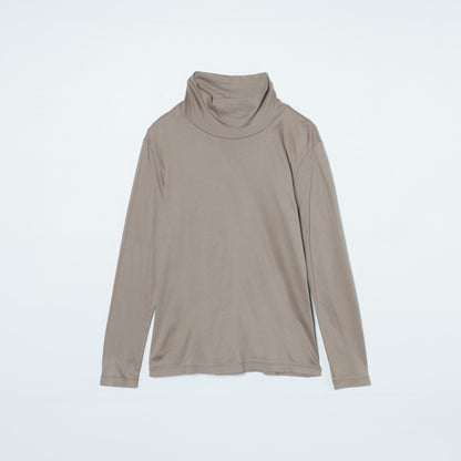 ソフトスムース タートルネックカットソー