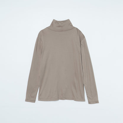 ソフトスムース タートルネックカットソー