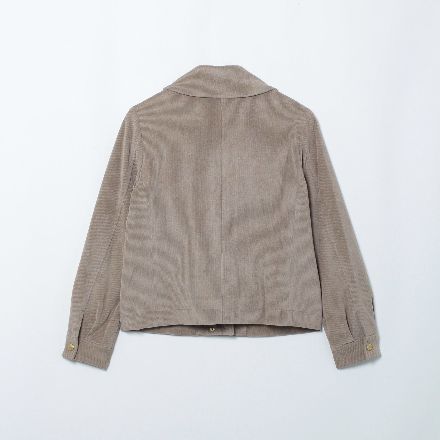 おとなブルゾン ベロアピケ 重ね衿ブルゾン