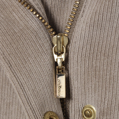 おとなブルゾン ベロアピケ 重ね衿ブルゾン