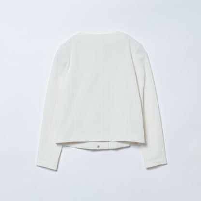 Jaccessory(ジャクセサリー) ストレッチピケノーカラージャケット