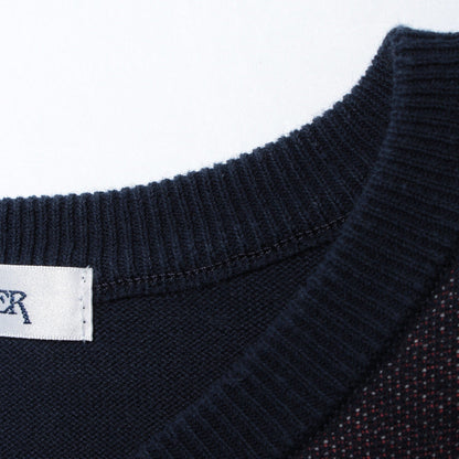 ハイツイストコットン ハウスタータンクルーネックカーディガン