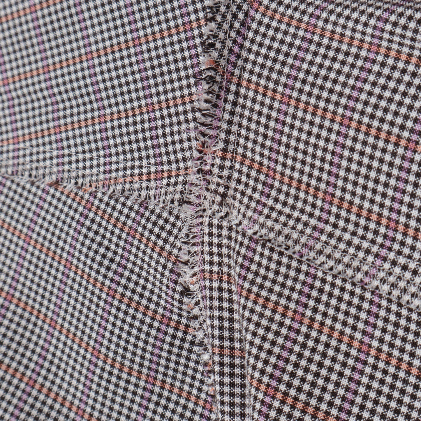 【L】カラードラインレトロチェック レギュラーカラーシャツ