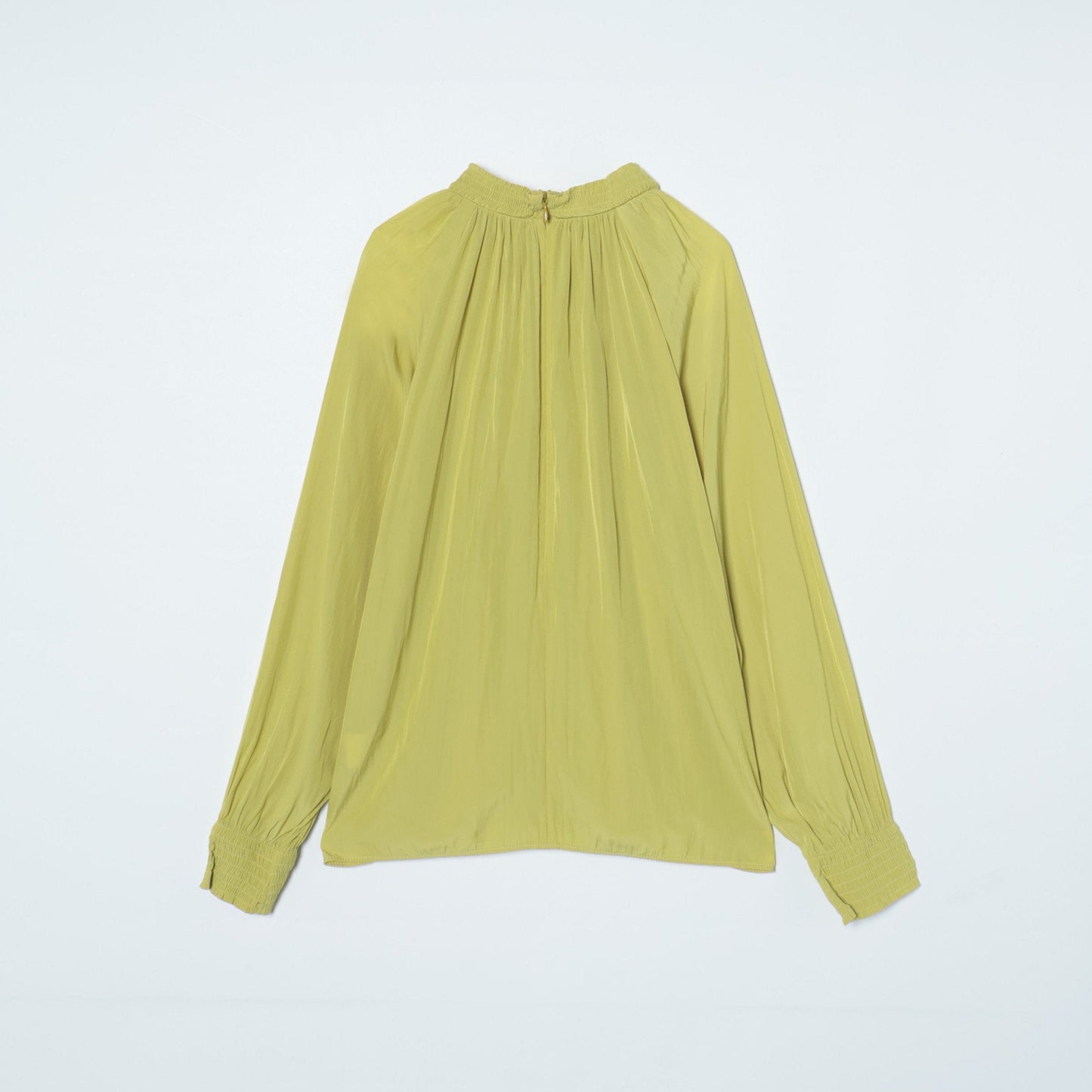 ピーチタッチプレーンウィーブ シャーリングブラウス