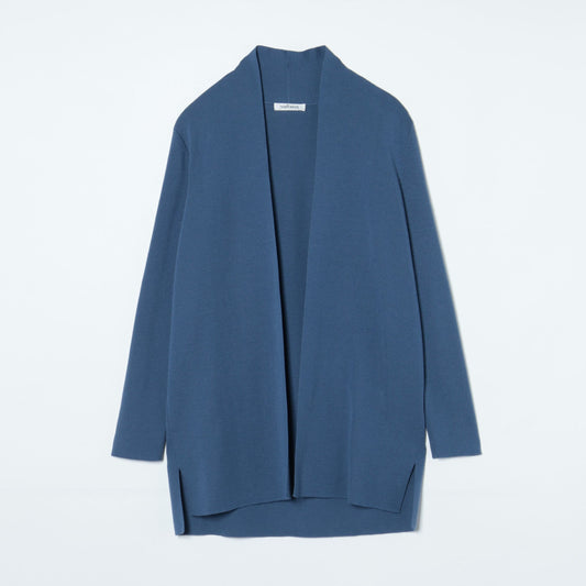 【手洗い可能】ウールアクリル16G 着流しショールカーディガン