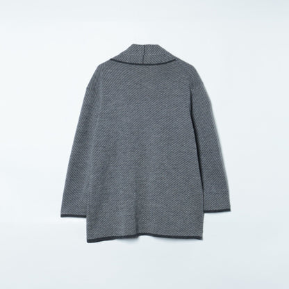 【L】バイヤスジャカードジャーディガン（カーディガン）