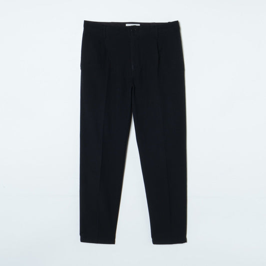 ウールコットン テーパードパンツ