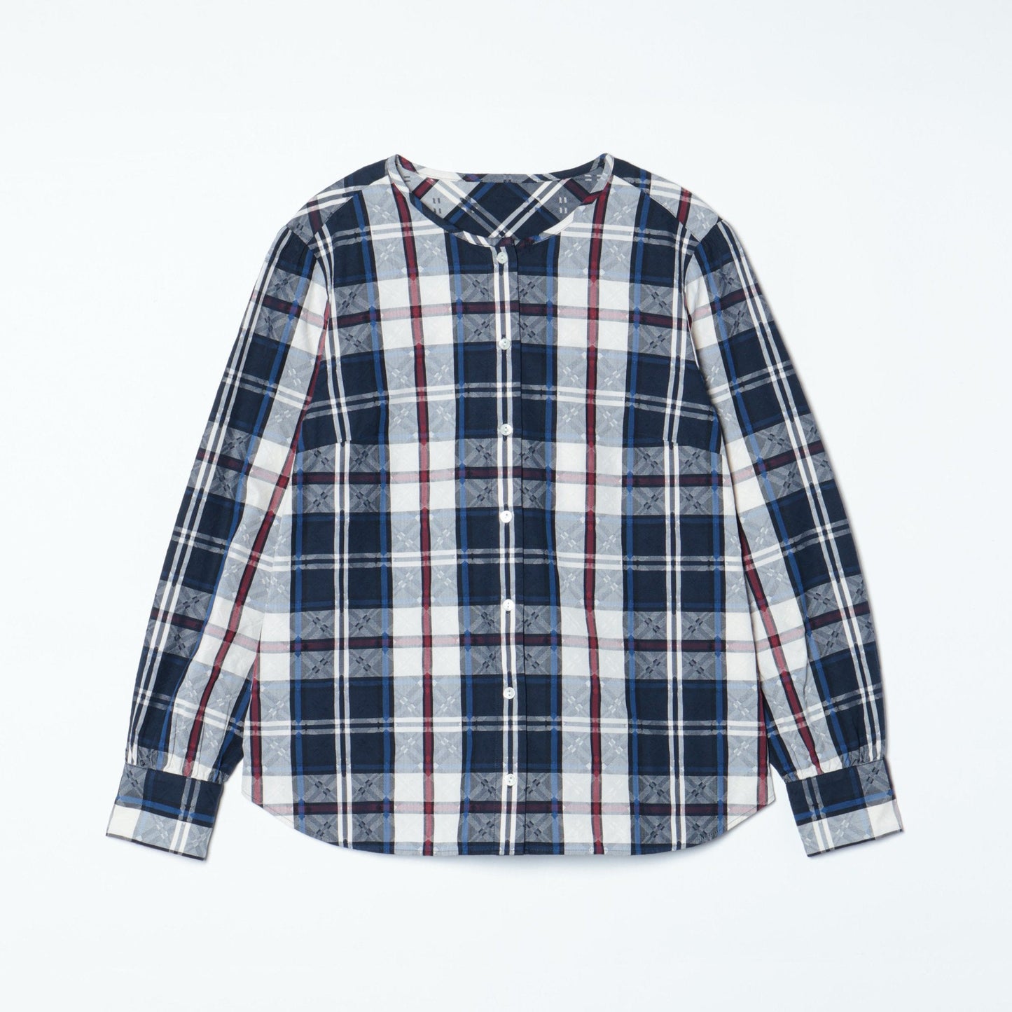 カレイドスコープハウスタータン ノーカラーブラウス