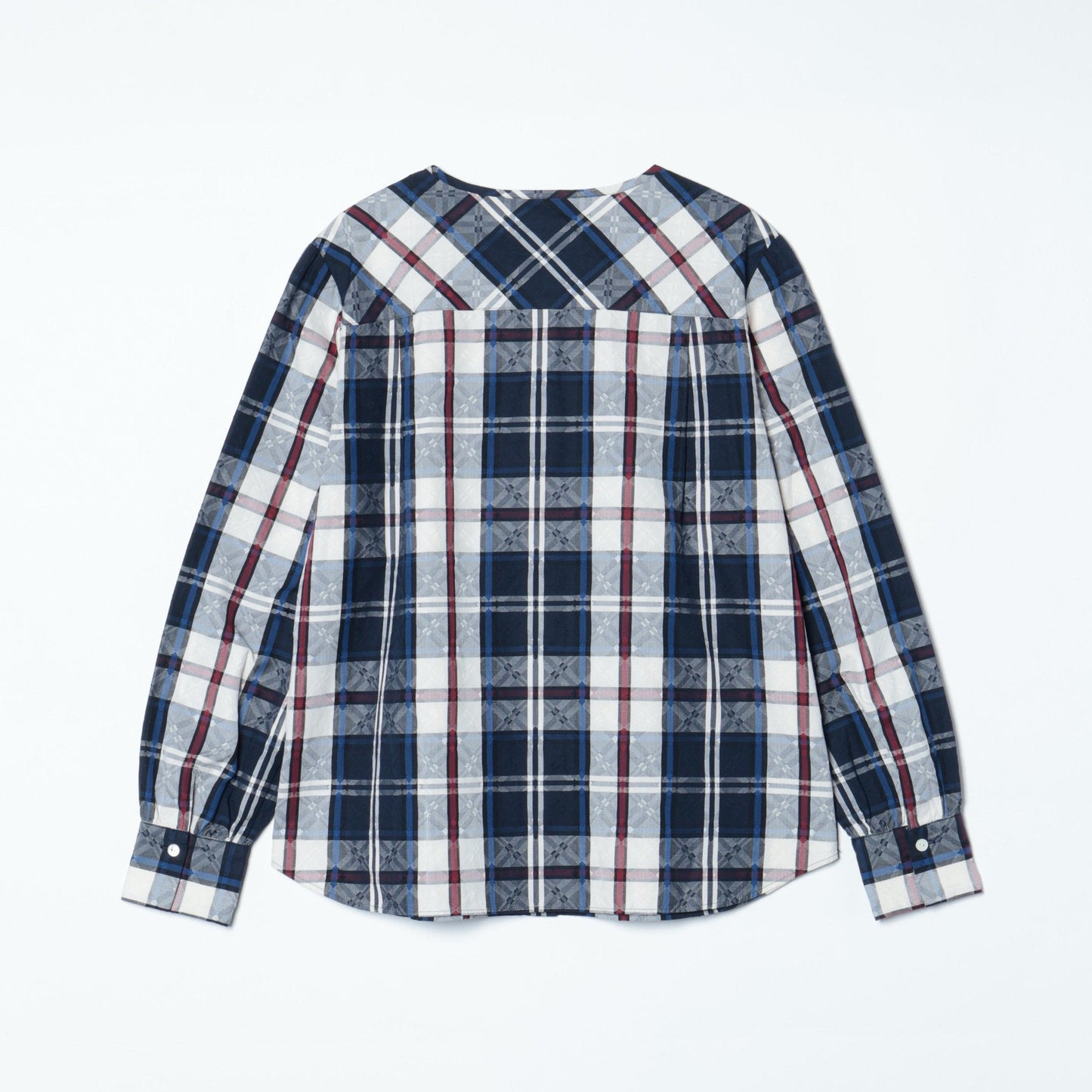 カレイドスコープハウスタータン ノーカラーブラウス