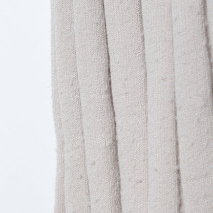 【L】【DRESS KNIT】 Italy yarn ワイドリブニットプルオーバー