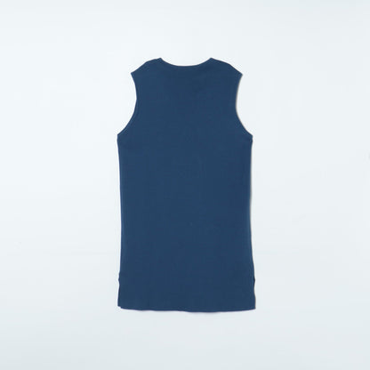 【手洗い可能】TC総針 ダブルブレストニットジレ