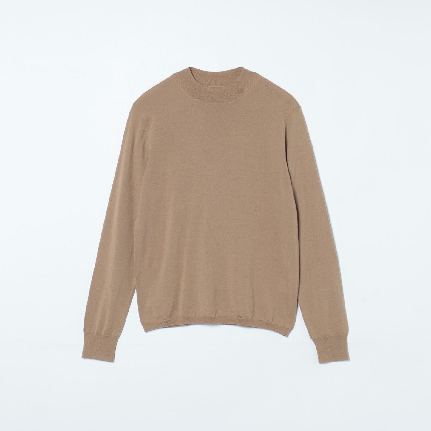 【手洗い可能】キャッシュウール ハイネックニットプルオーバー