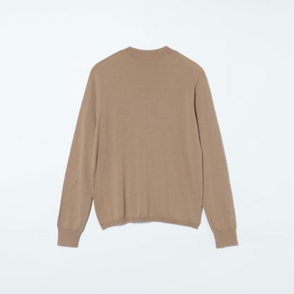 【手洗い可能】キャッシュウール ハイネックニットプルオーバー