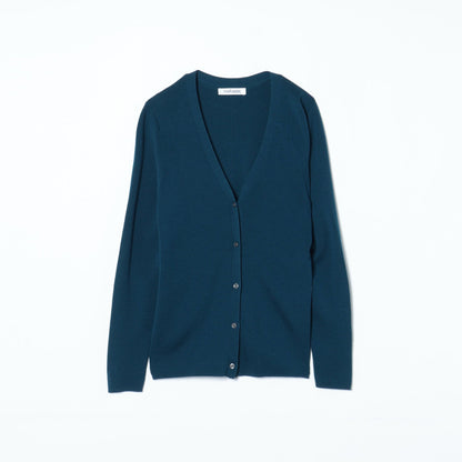 【Days Knit】総針Vネックニットカーディガン