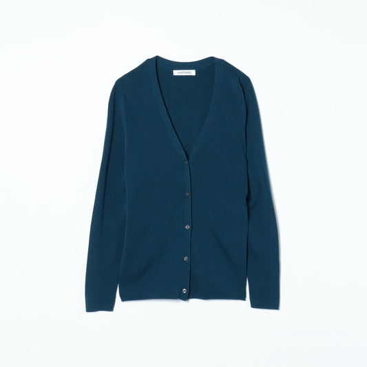 【Days Knit】総針Vネックニットカーディガン