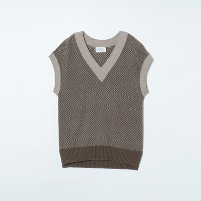 Balloon Cotton ニットベスト