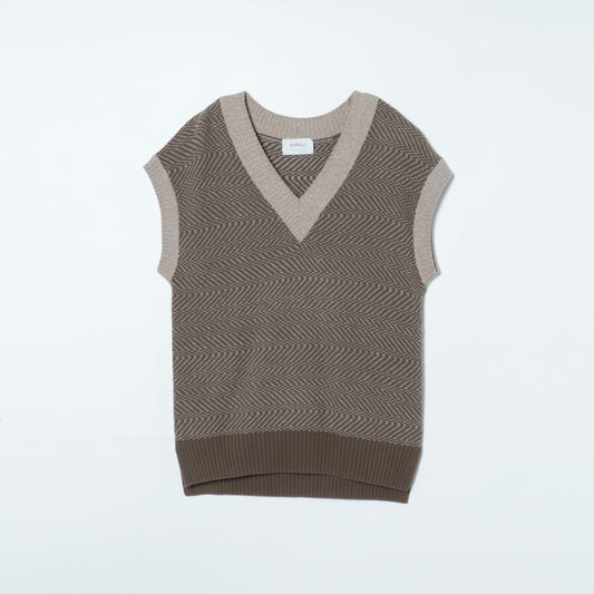 Balloon Cotton ニットベスト