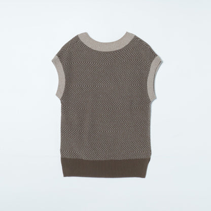 Balloon Cotton ニットベスト