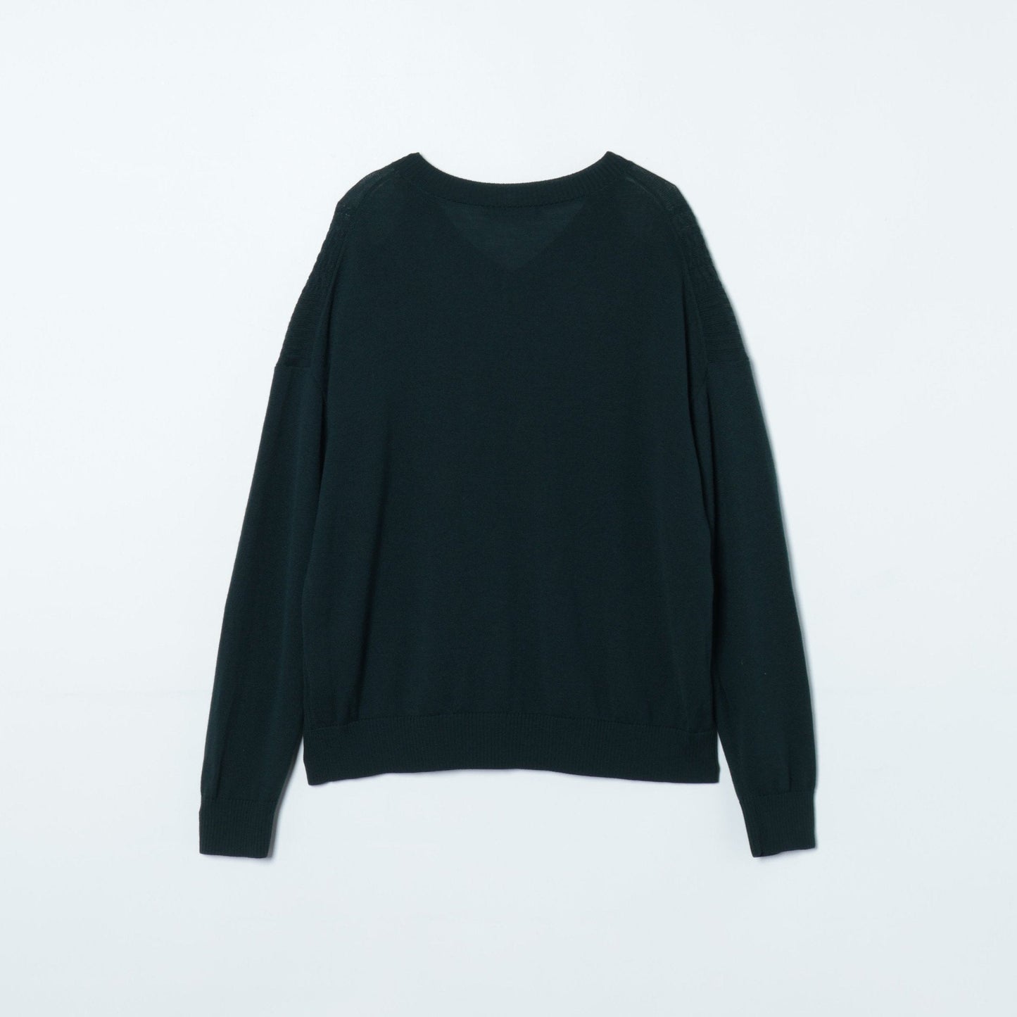 【L】ウォッシャブルウール ケーブルニットプルオーバー