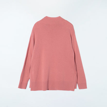 ウールカシミヤ7ゲージ ハイネックニットプルオーバー