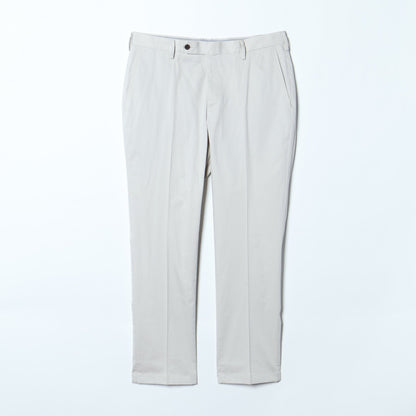 コットンリネン ストレッチピケパンツ(ノータック・ハーフ仕上げ)