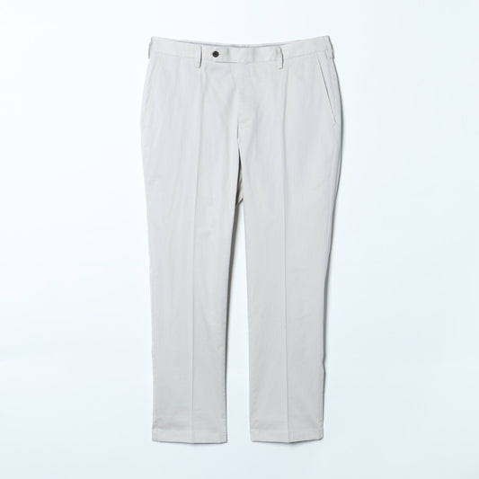 コットンリネン ストレッチピケパンツ(ノータック・ハーフ仕上げ)