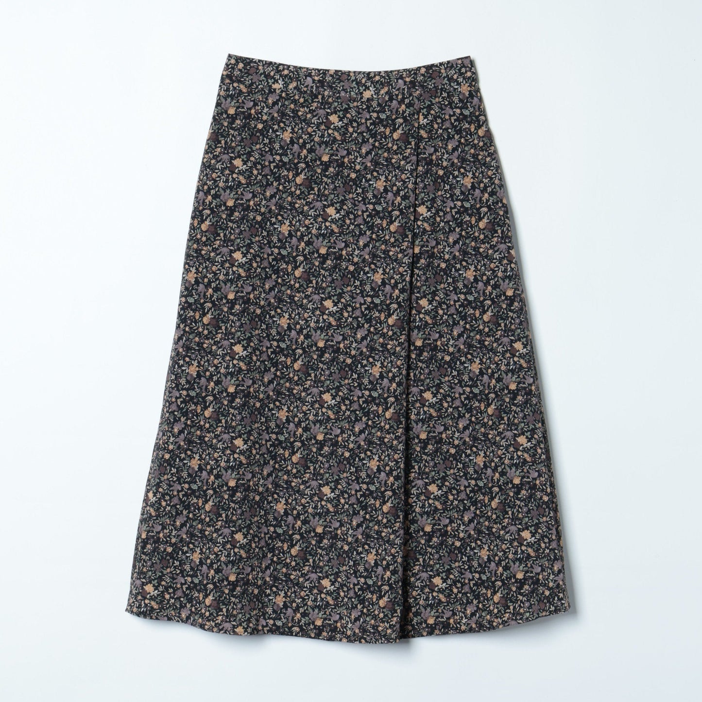 リバティ バードソングプリント フロントタックスカート