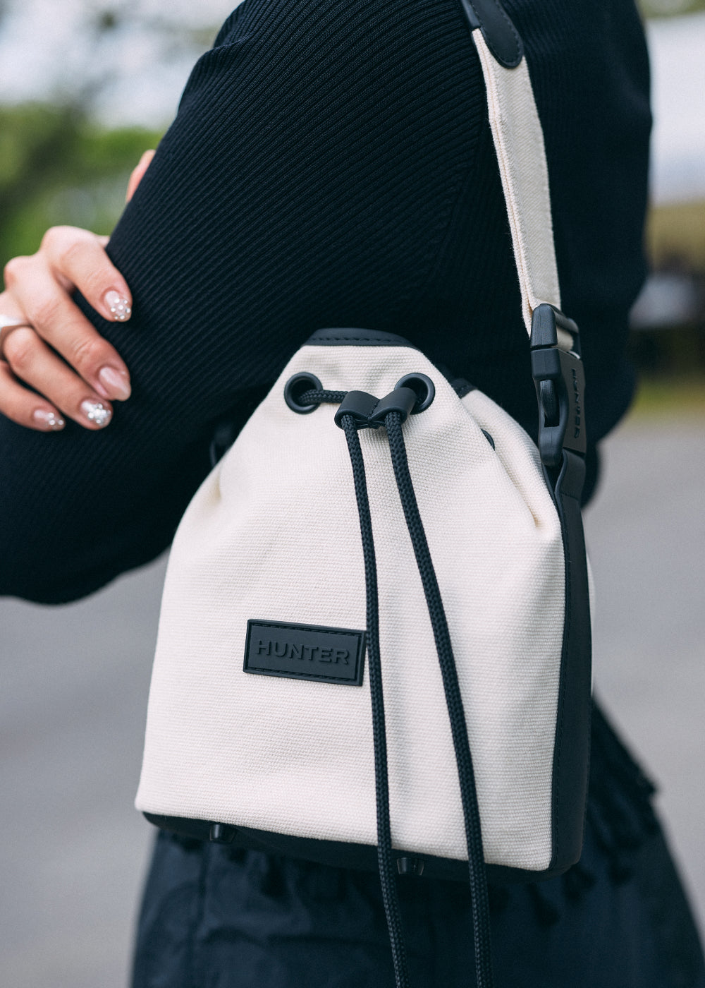 リファインド ドローストリング キャンバス バケット