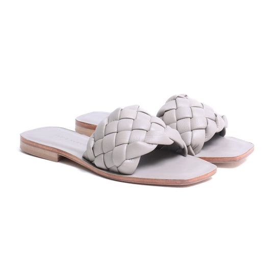 DL43 / TRECCIA NAPPA / GRIGIO / RUBBER SOLE / 36(23.0cm)(23.0cm)