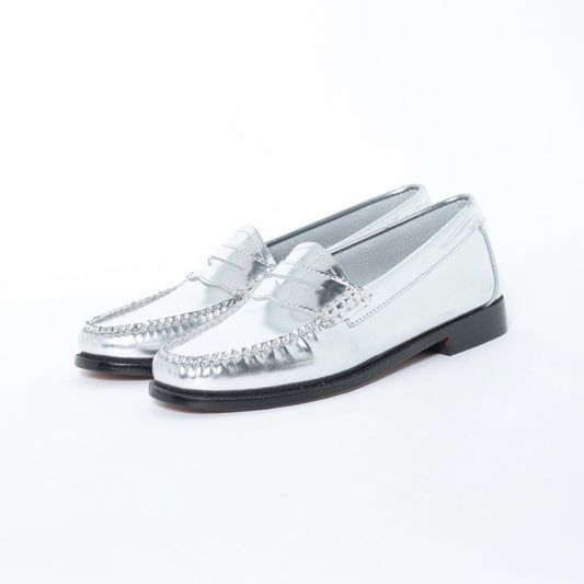 BA41010 / LTHR / SILVER / LEATHERSOLE / US7.0(24.5cm)