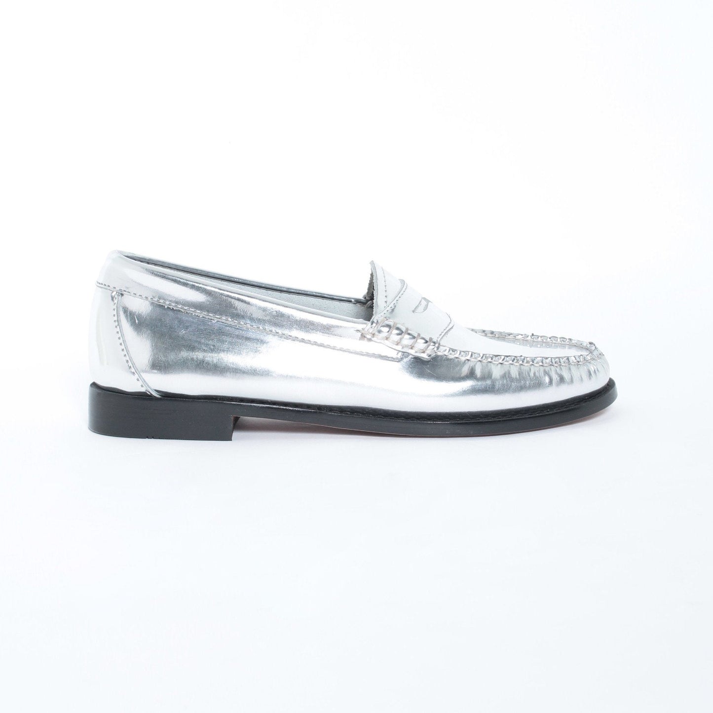 BA41010 / LTHR / SILVER / LEATHERSOLE / US7.0(24.5cm)