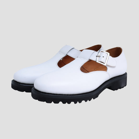 99025 / CALF / WHITE / VIBRAM SOLE / UK3.5(22.5cm)