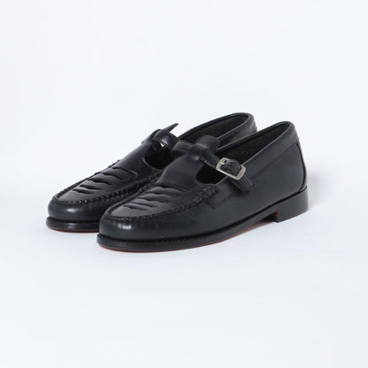 BA41006 / LTHR / BLACK / LEATHERSOLE / US5.5(23.5cm)