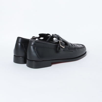 BA41006 / LTHR / BLACK / LEATHERSOLE / US5.5(23.5cm)
