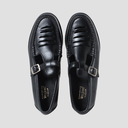 BA41006 / LTHR / BLACK / LEATHERSOLE / US5.5(23.5cm)