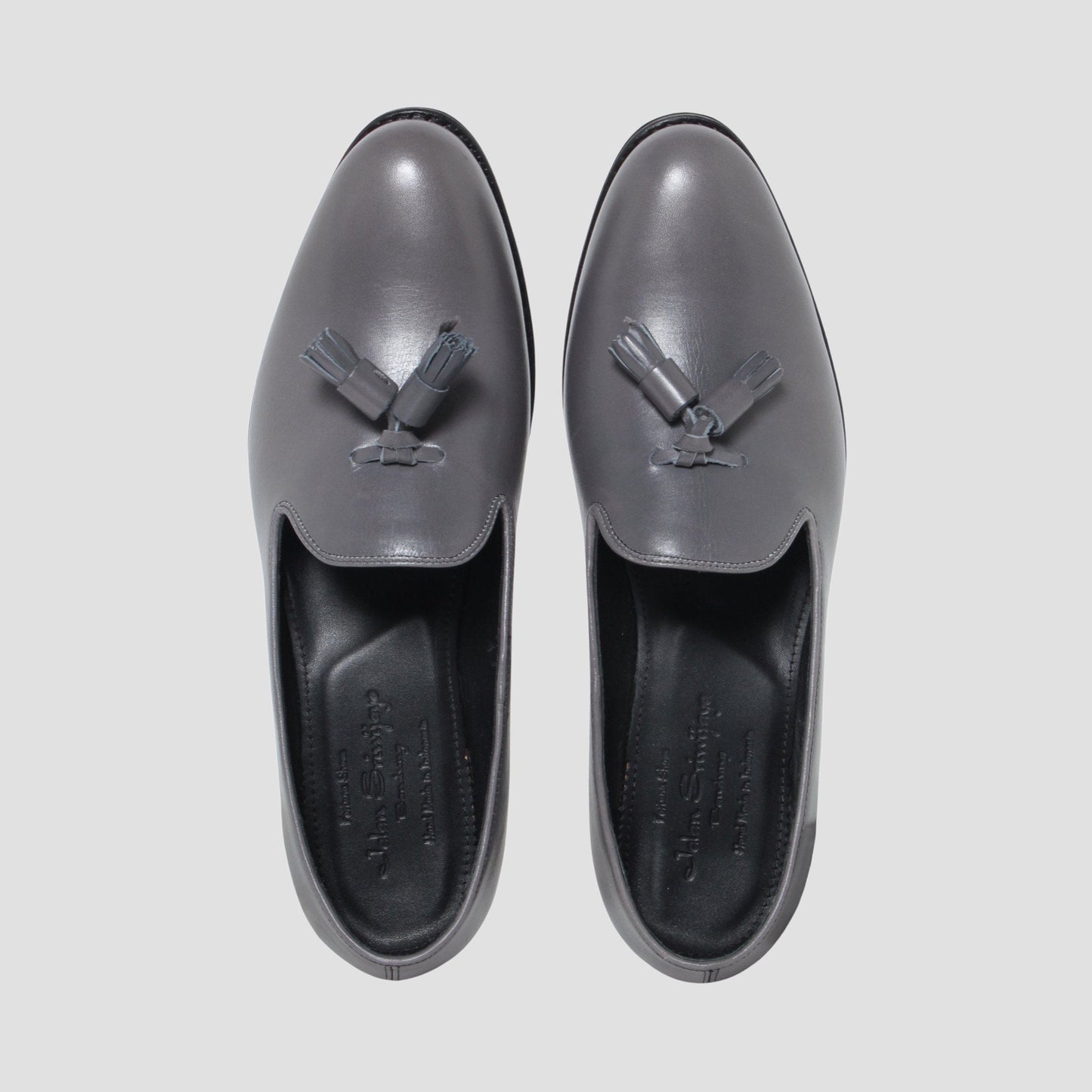 98930 / CALF / GRAY / LEATHERSOLE / UK5.5(24.0cm)