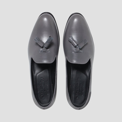 98930 / CALF / GRAY / LEATHERSOLE / UK5.5(24.0cm)