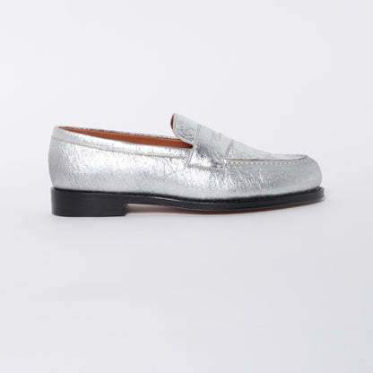 98998 / PINATEX / SILVER / LEATHERSOLE / UK7.0(25.5cm)